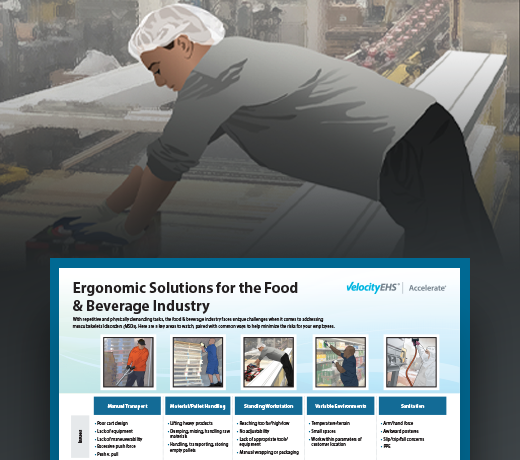Ergonomic Solutions for the Food & Beverage Industry