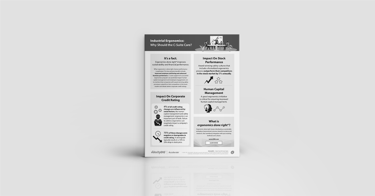 Industrial Ergonomics VelocityEHS